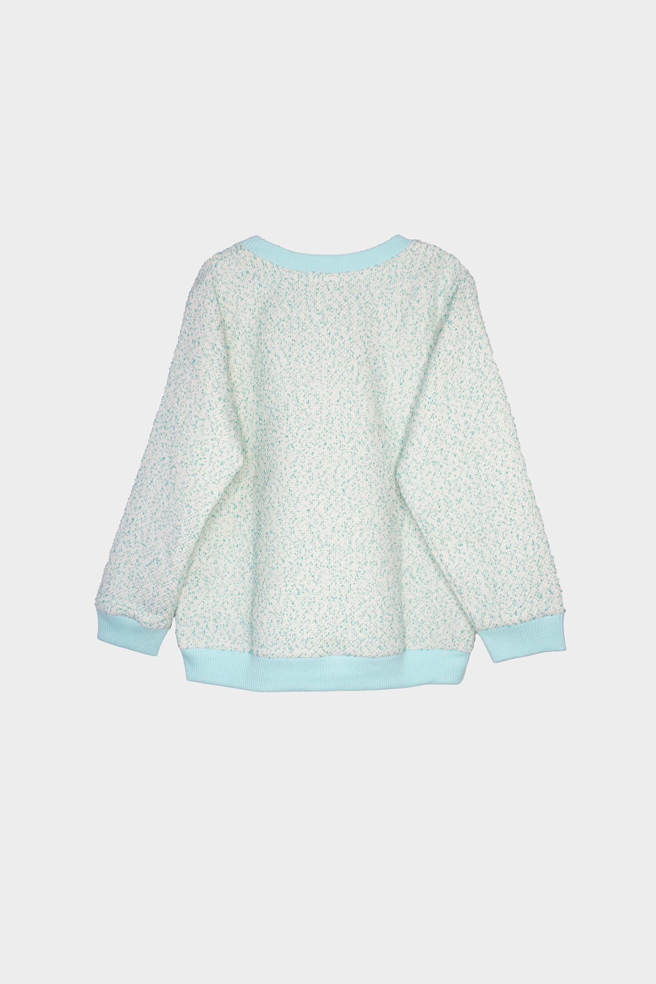 Kid’s One Wolf sweater turquoise - not brushed