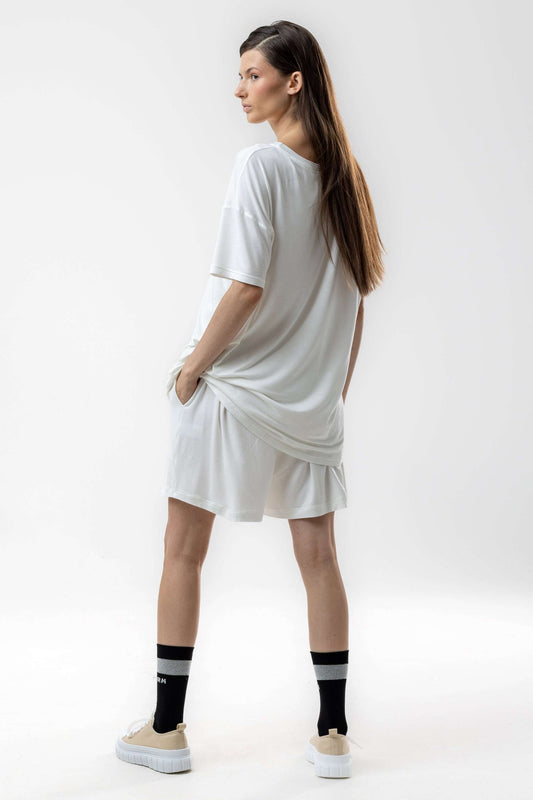 Bamboo Shorts off-white