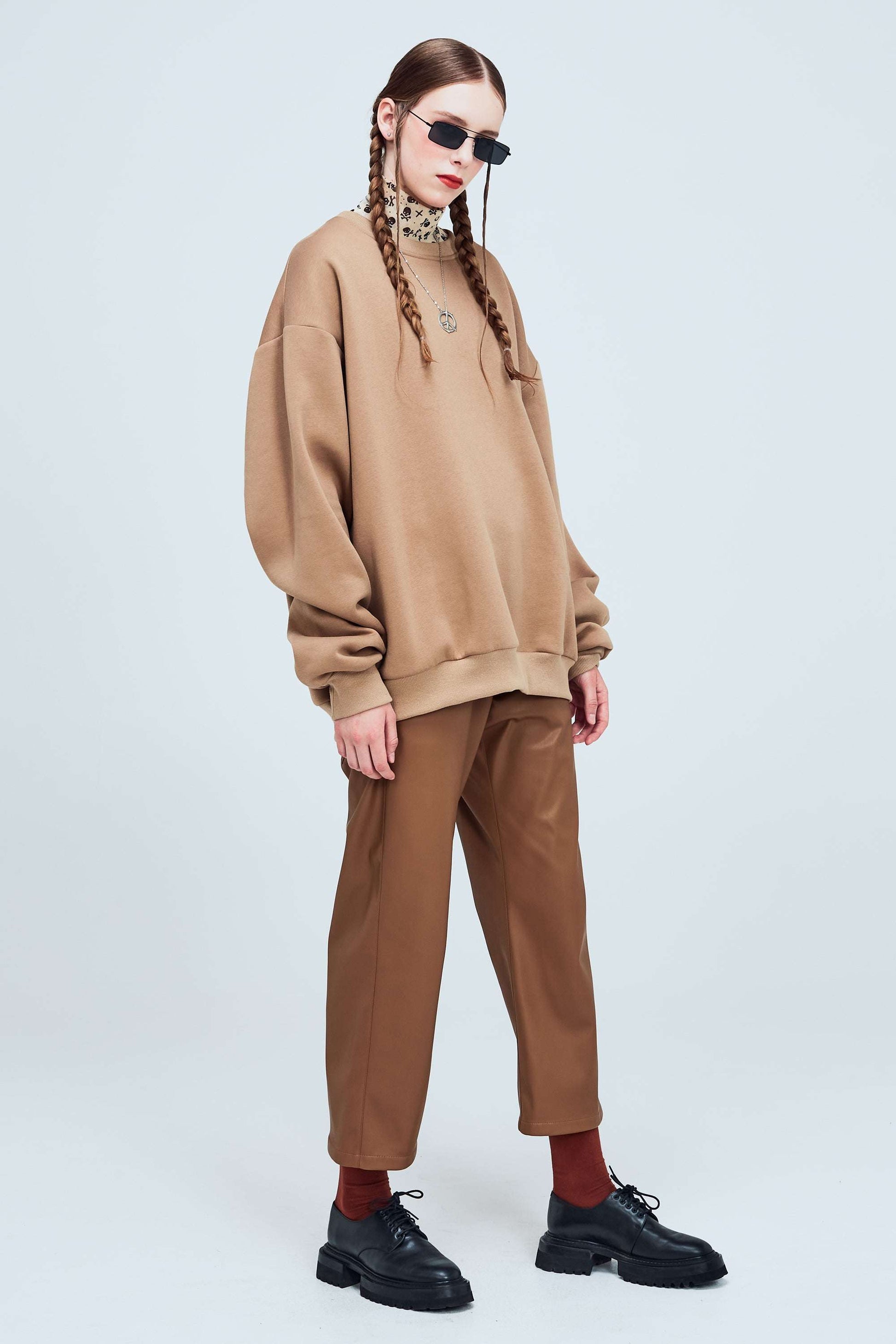 Sweater One Wolf Oversize beige