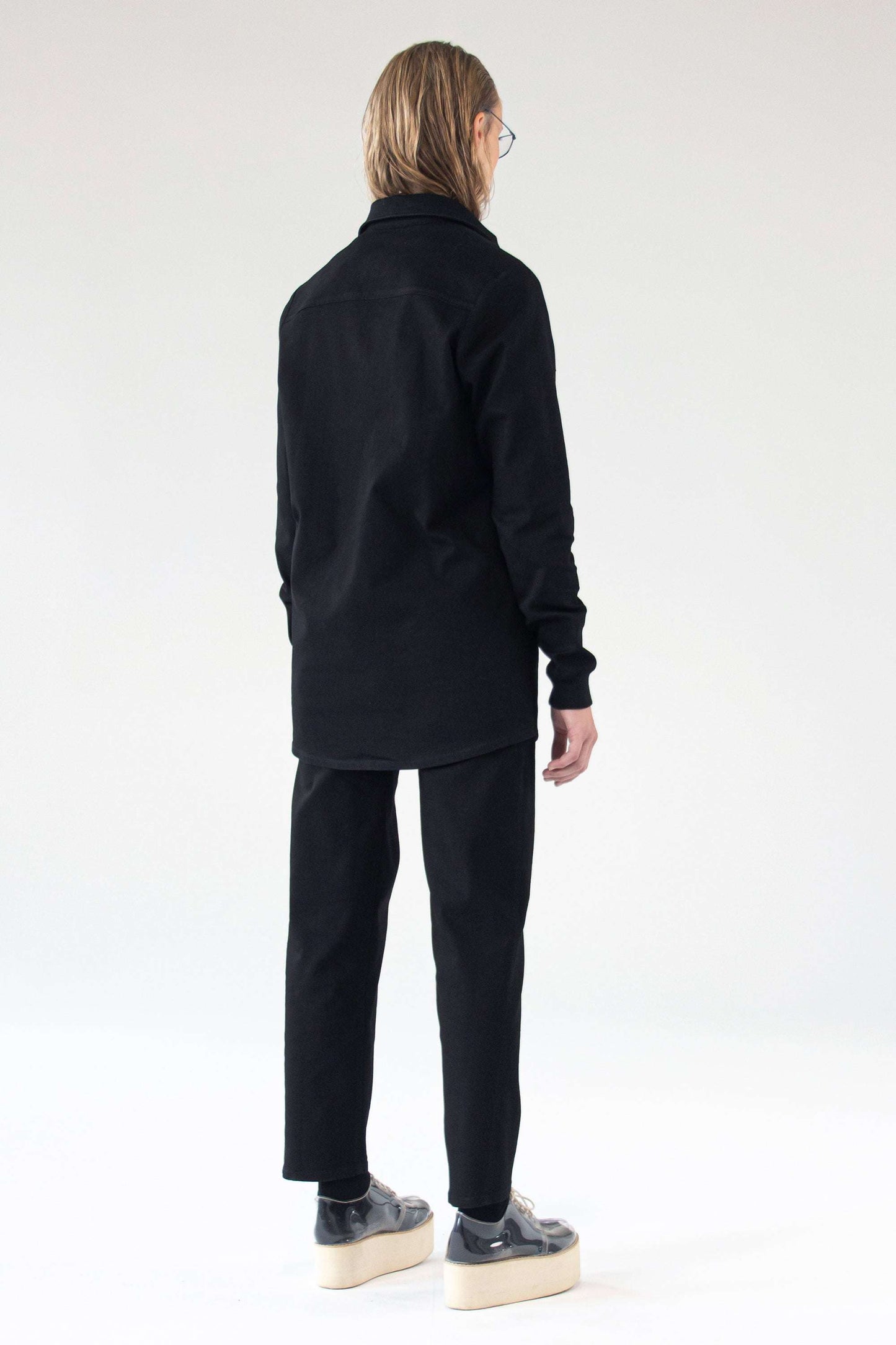 Unisex Denim Shirt SEEKER - black