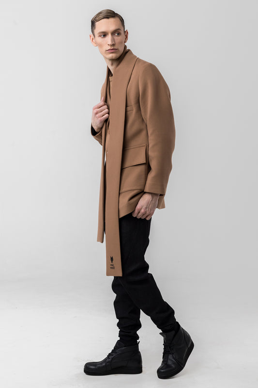 UNIFORM šalle, kamieļkrāsa