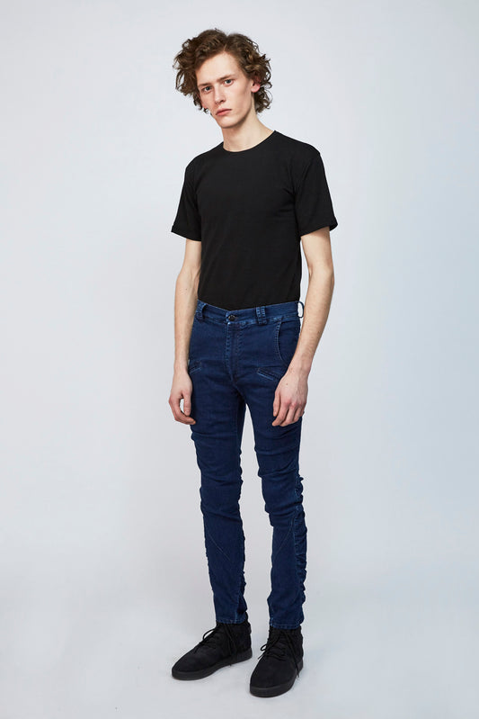unisex jeans KURT - treated blue - One Wolf