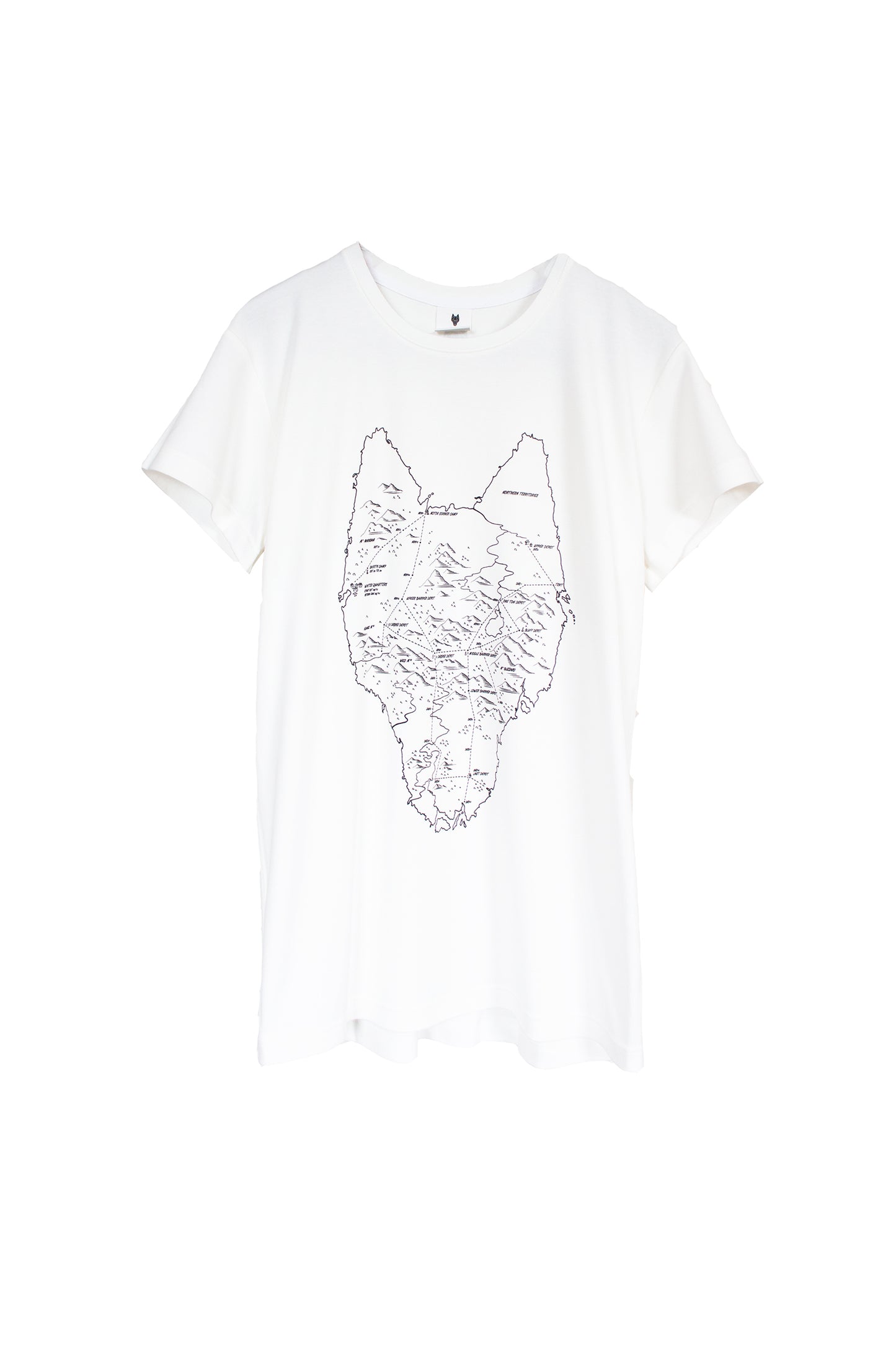 One Wolf OTHERLAND T-krekls piena balts